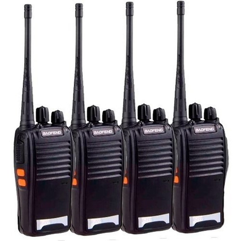 Rádio Comunicador Walktalk Baofeng Longa Distáncia+fone 777s Bandas de freqüência 400-470MHz Cor Preto