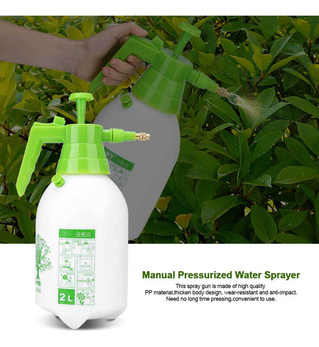 Aspersor Manual De Agua Presurizada Garden Spray De 2 Litros