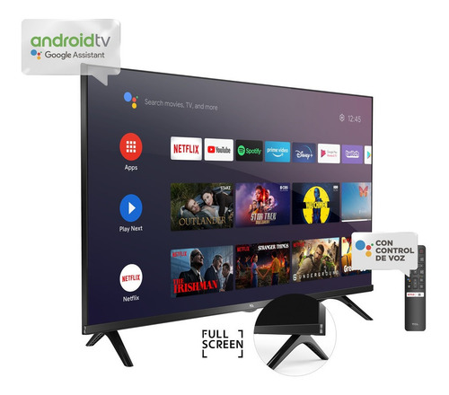 Imagen 2 de 4 de Televisor Tcl Smart Tv 32'' Hd Dolby Audio 60hz Android Tv