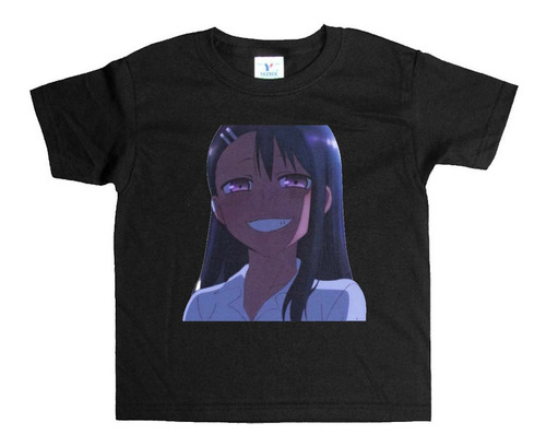 Remera Negra Niños Don't Toy With Me Miss Nagatoro R45