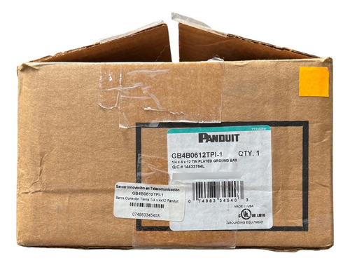 Panduit Barra De Puesta A Tierra Telecom Gb4b0612tpi-1