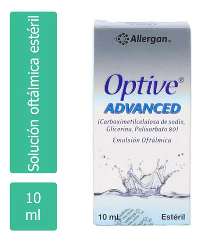 Lagrimas Artificiales Optive Advance 10ml Gotas Humectantes