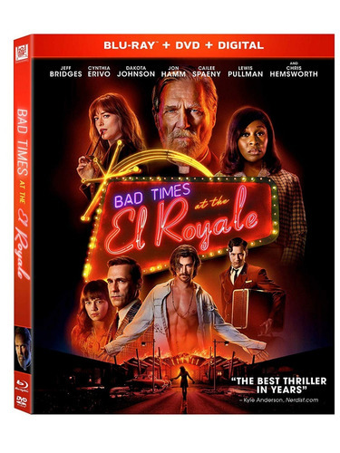 Malos Momentos Hotel Royale Bad Times Pelicula Blu-ray + Dvd