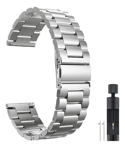 comprar Pulseira 20mm Metal Elos Compativel Com Relógios Nautica 