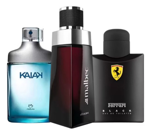 Kit Perfume Contra Tipo,kaiak,malbec,ferrari ,peco Que Leia O Anúncio