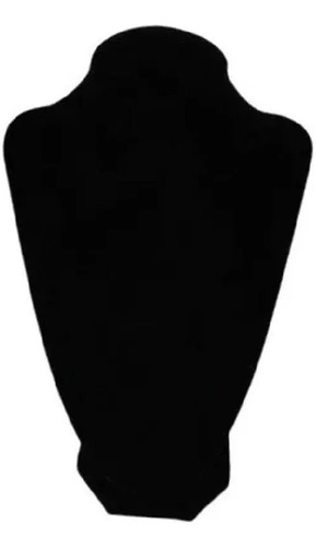 Exhibidor Collar Terciopelo Color Negro 20x30 Cm