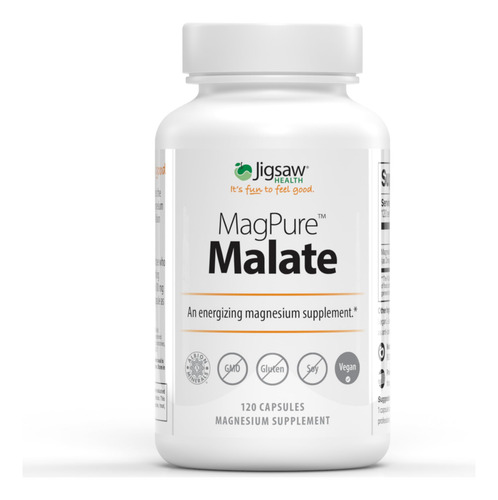Magpure Malate De Jigsaw Health | Cápsulas De Malato De Magn