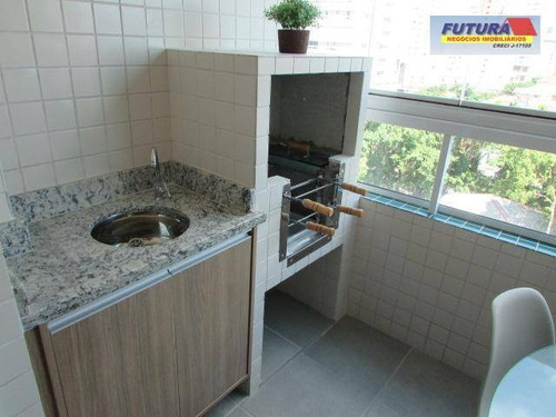 Imagem 13 de 30 de Apartamento Com 3 Dormitórios À Venda, 84 M² Por R$ 620.000,00 - Itararé - São Vicente/sp - Ap1839