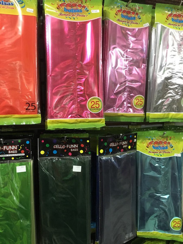 Imagen 4 de 10 de 100 Bolsas Celofán P Dulces Recuerditos Fiesta Evento Color