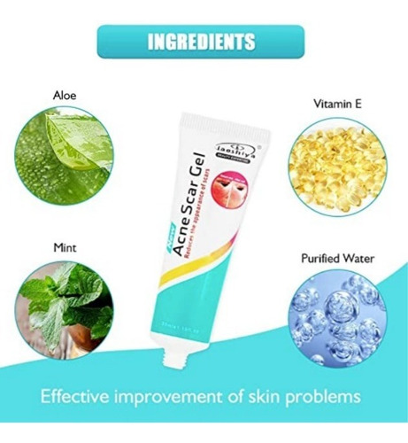 Imagen 2 de 5 de Crema Gel Contra Acne,espinillas,repara, Inflamacion Facial