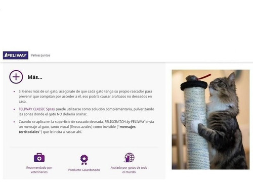 Feliscratch By Feliway P/ Gato P/ Reducir Los Arañazos