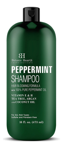 Champú Con Aceite De Menta Botanic Hearth, Fórmula Para Que