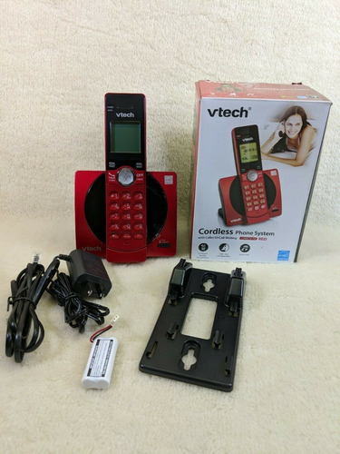 Teléfono Inalambrico Vtech Cs6919-16 Rojo