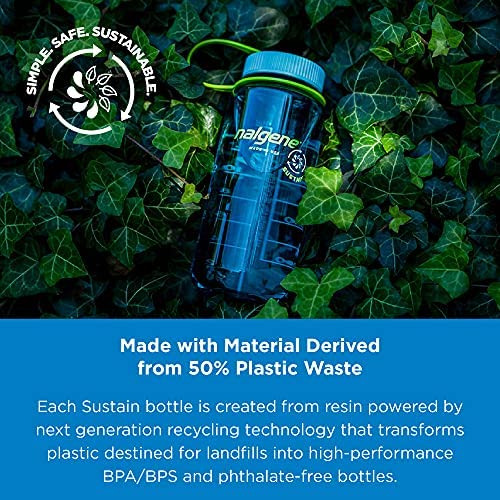 Botella De Agua Sin Bpa Sustain Tritan De Nalgene Fabricada