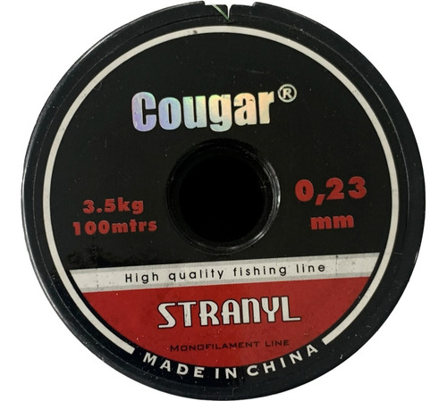 Nylon Tanza De Pesca Cougar Stranyl 0,23mm X 100 Metros