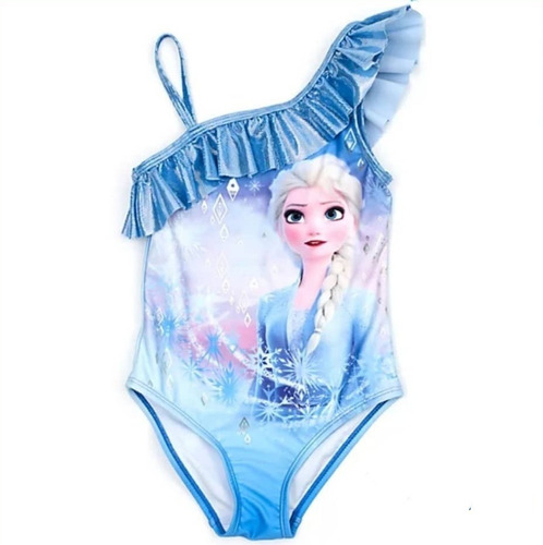 Traje De Baño Para Niñas Disney Frozen Original 