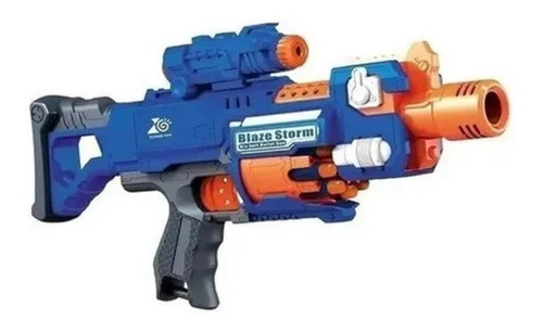 Pistola Juguete Automatic Dardos Blazestorm 20 Pcs Nerf