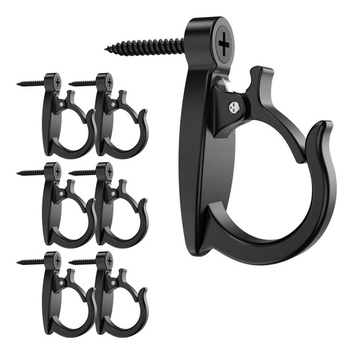 Gancho Suspension Luz Cadena Rosca Para Colgar Alambre Negro