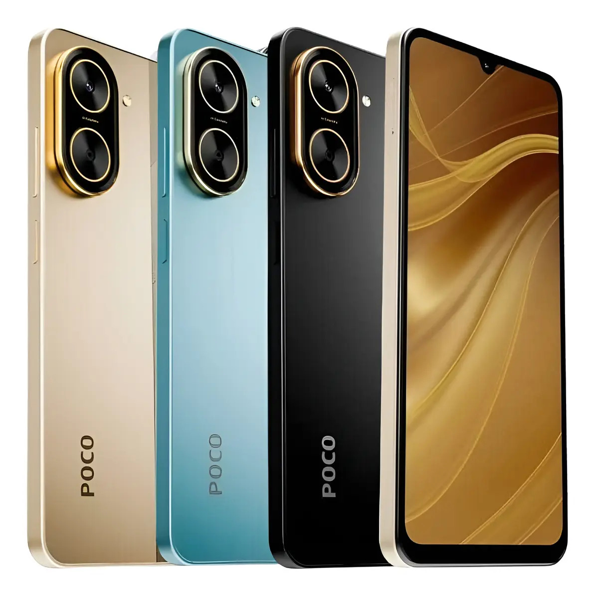 Celular Xiaomi Poco C71 Dual Sim 128gb Global 4+4gb Ram Cor Dourado-claro