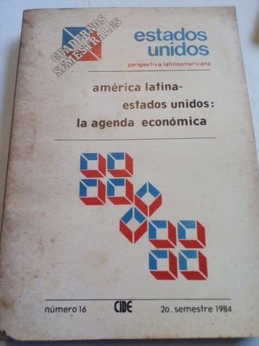 Cuadernos Semestrales Cide 1984 América Latina Eeuu Agenda