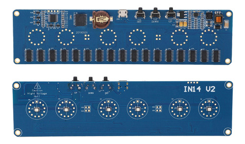 Placa De Control Del Módulo Nixie Tube Clock Drive De Alta P