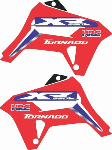 Par De Adesivos Xr 250 Tornado Asa Tanque Aba 2015 À 2019...