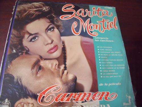 Lp Sarita Montiel, Canciones De La Pelicula Carmen