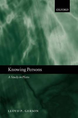 Libro Knowing Persons - Lloyd P. Gerson