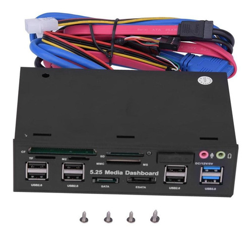 5.25 Pulgadas Usb 3.0 Pc Panel Frontal Lector De Tarjetas De