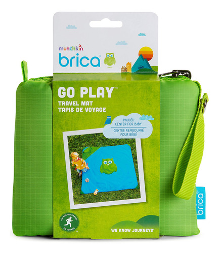 Alfombra Portátil De Viaje Para Bebés Munchkin Brica Go Play