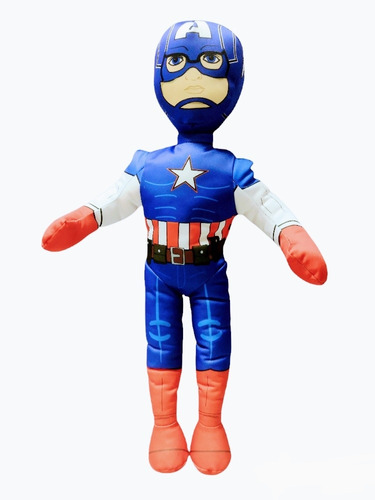 Peluche Capitan America 55 Cm Marvel Avenger Calidad Premium