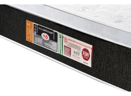 Colchão King Espuma D45 Black White Air Pillow(193x23)-cas