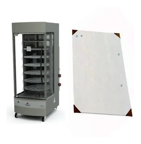 Imagem 1 de 1 de Vidro Frontal Porta Assador Frango Progás Prp-242 G4 S/ Logo