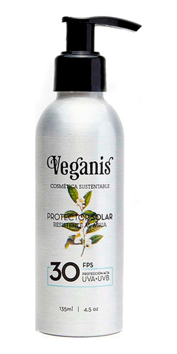 Veganis Protector Solar Fps 30 Libre De Parabenos Local