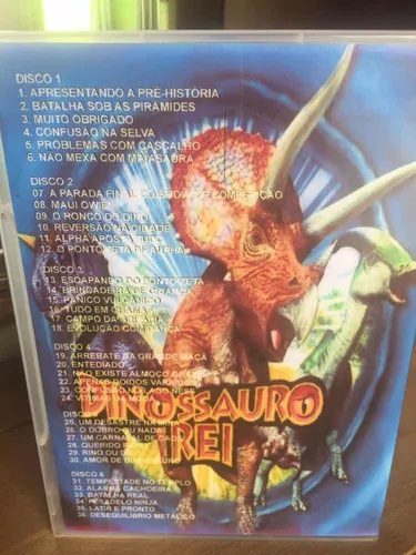 Kit 5 Dinossauro Rei - Volume 01 - Dvd - Flashstar - Revista HQ