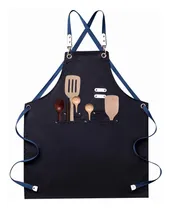 Comprar Mandil Parrillero Chef Delantal Cocina Meseros Barbería 