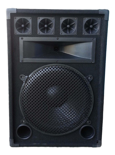 Imagen 9 de 10 de Combo Consola Potenciada 4ch C/usb + 2 Bafles 15 300w+ Mic