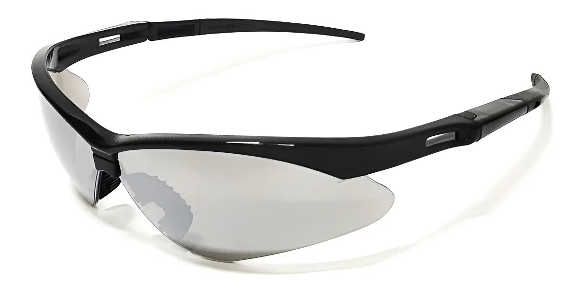Óculos Esportivo Ideal Work Nemesis 01, Lente Cinza Espelhada com Proteção UV Antirrisco e Antiembaçante