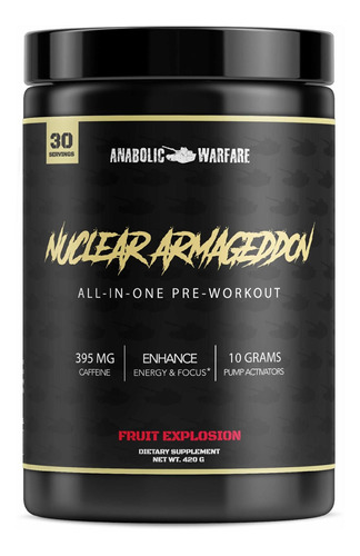 Anabolic Warfare - Polvo De Preentrenamiento Para Hombres Y