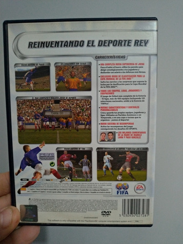 Jogo Ps2 Fifa Football 2002 Europeu Completo Em Castellano (Usado)