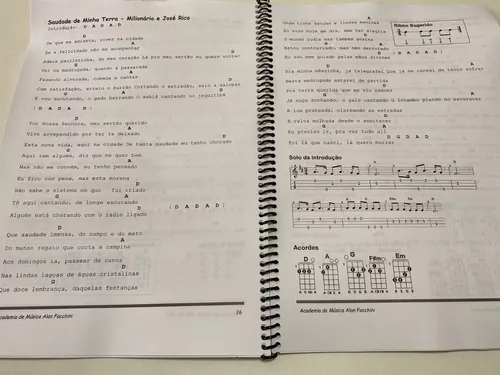 Caderno De Cifras Diversas Para Ukulele