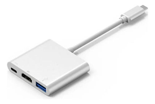 Adaptador Hub Usb-c A Hdmi Usb 3.0 Usb C 3 En 1 Macbook 