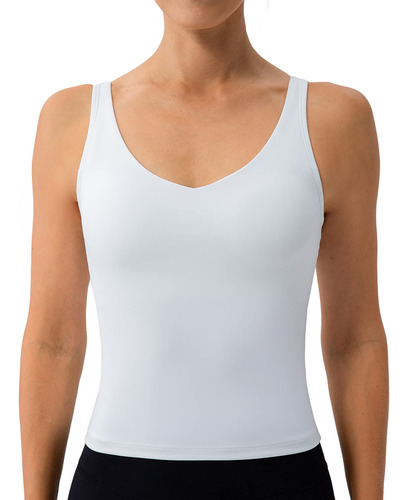 Lavento Camiseta Manga Yoga Para Mujer Brasier Integrado