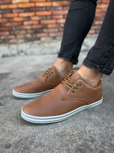 Zapatillas Zapatos De Vestir Urbano Cuero Hombre Libertarios
