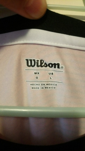 Playera Wilson Deportiva Manga Corta Color Rojo Gym Acuática (Usado)