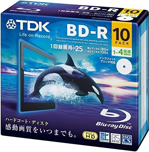 Tdk Blu-ray Bd-r Disco | 25 gb 4 x Velocidad 10 unidades En 