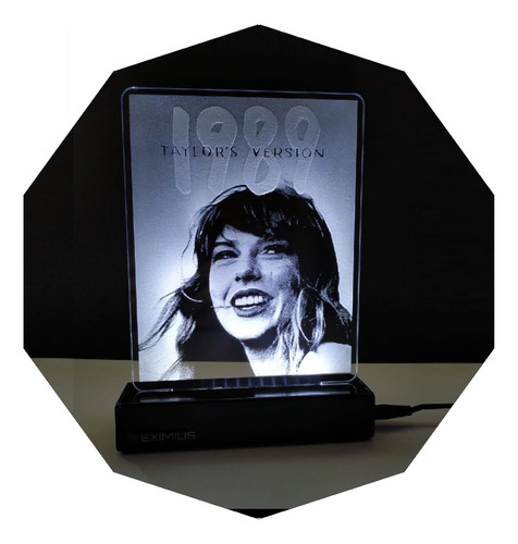 Lámpara Led Taylor Swift Regalo Album 1989 Velador Moderno