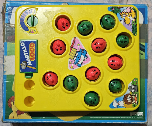 Juego De Mesa - Pool Table Y Martillo Loco. Juegos De Mesa. (Usado)