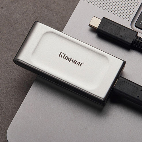 Ssd Externo Kingston Xs2000, 4tb, Usb C, Negro/plata