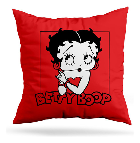 Cojin Deco Betty Boop Cuadro (d1239 Boleto.store)